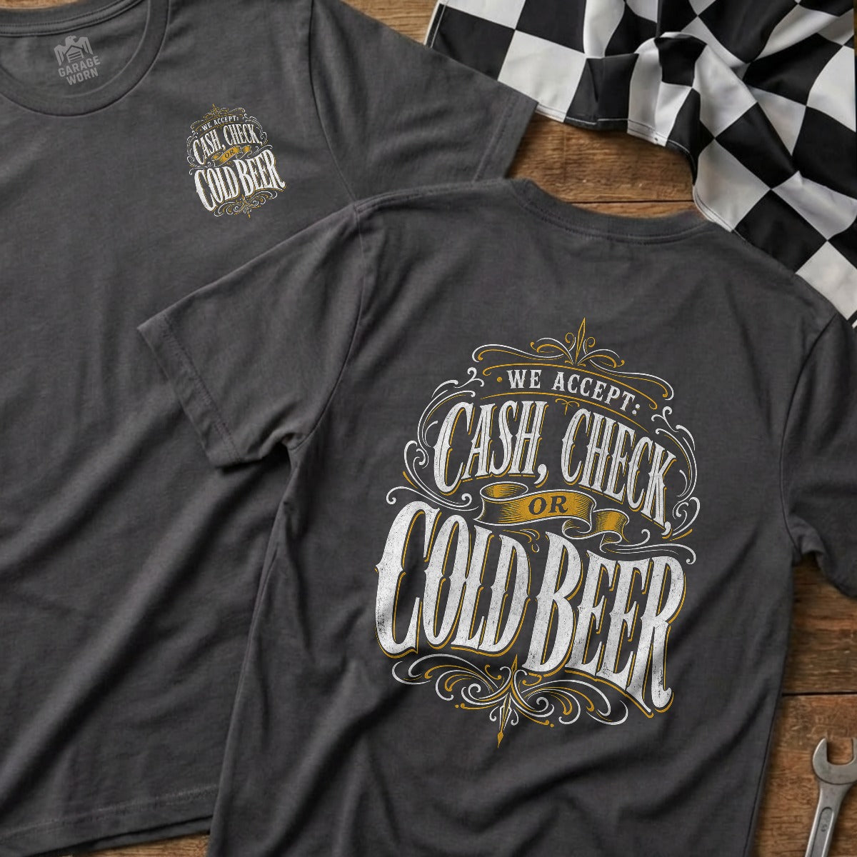 Charcoal | Front & Back