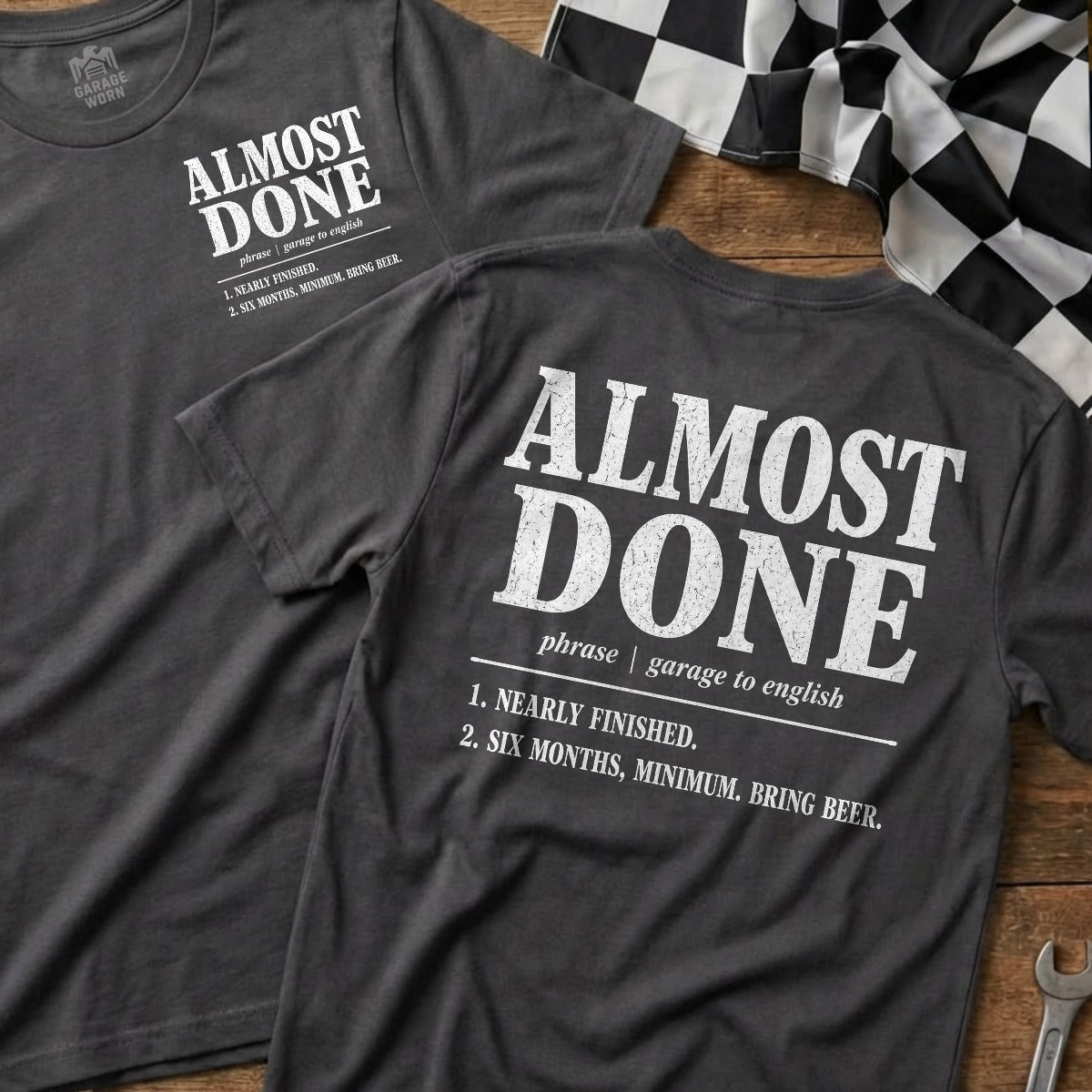 Charcoal | Front & Back