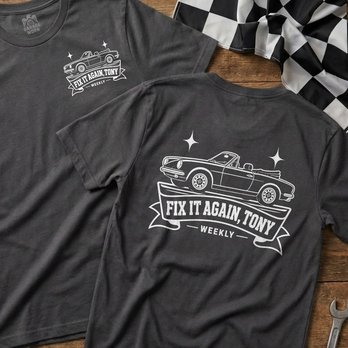 Charcoal | Front & Back