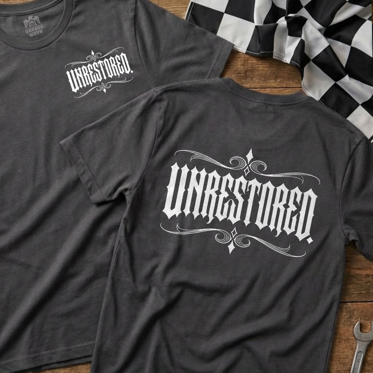 Charcoal | Front & Back