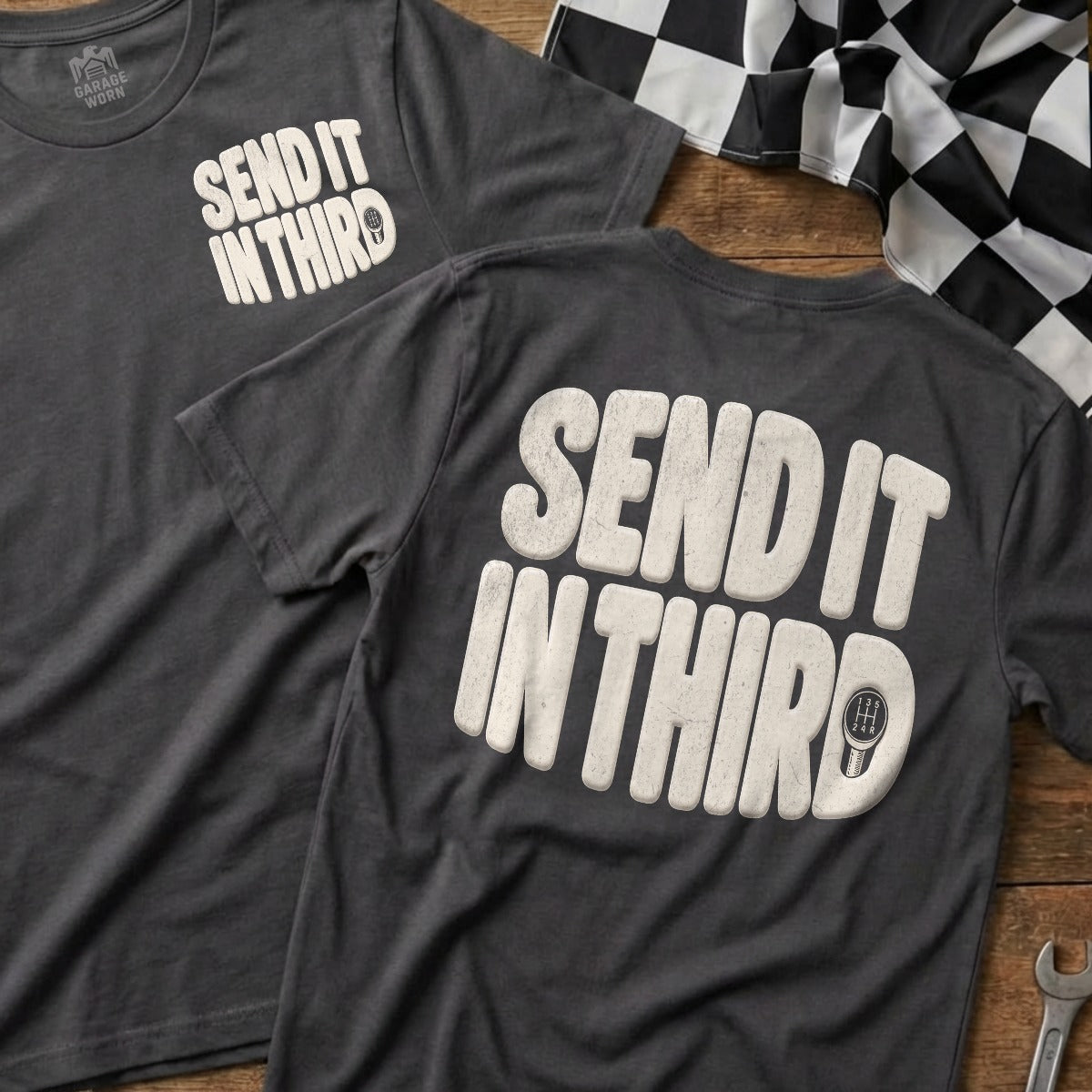 Charcoal | Front & Back