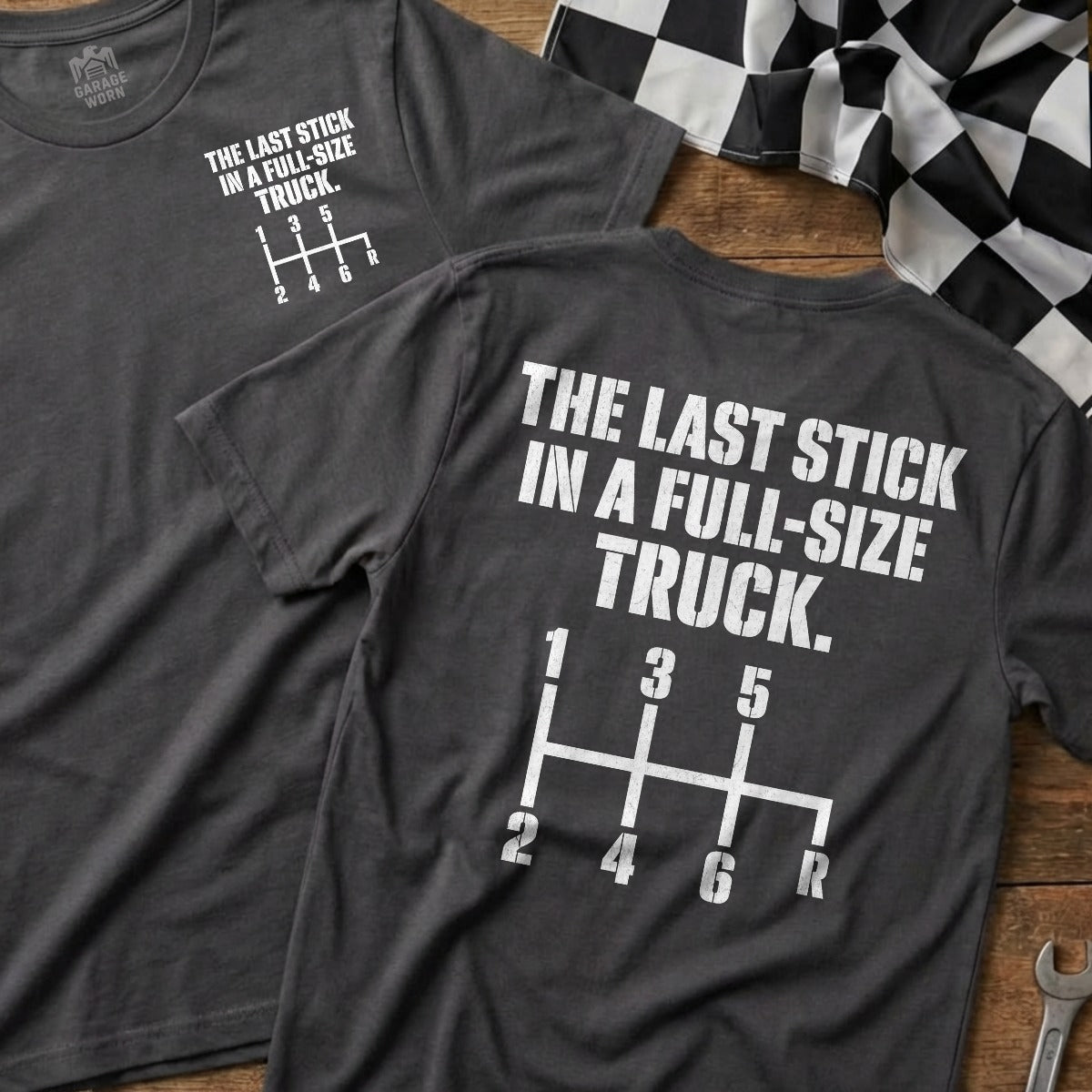 Charcoal | Front & Back