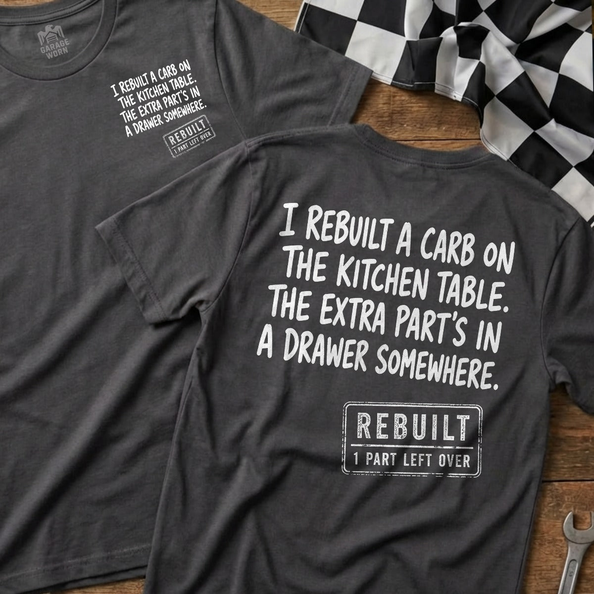 Charcoal | Front & Back
