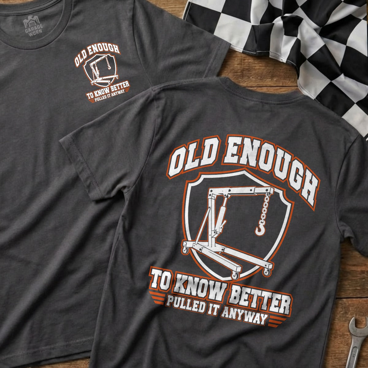 Charcoal | Front & Back