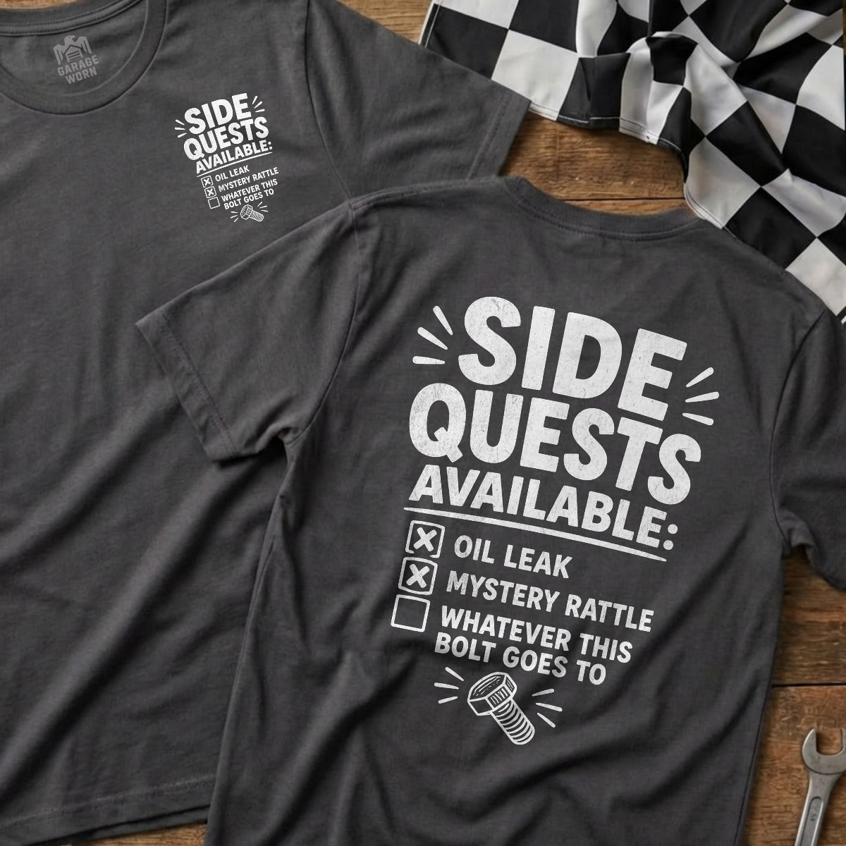 Charcoal | Front & Back