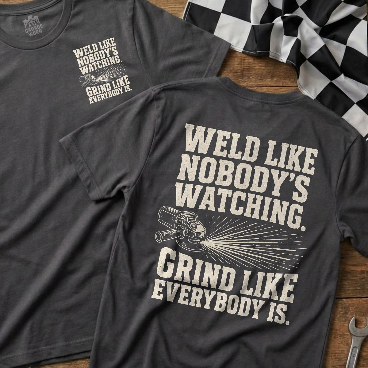 Charcoal | Front & Back