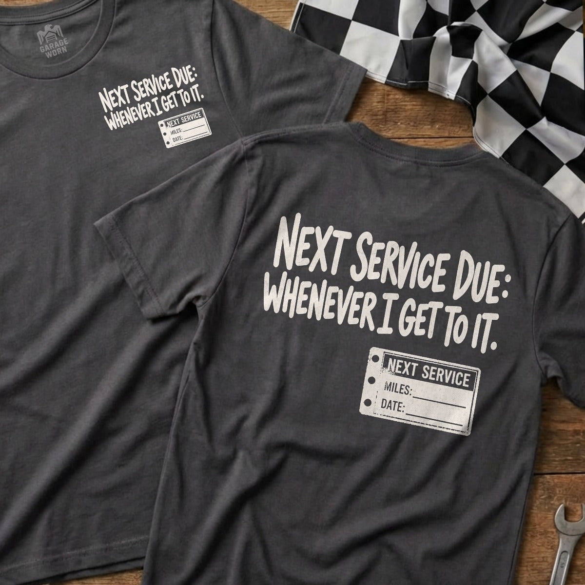 Charcoal | Front & Back