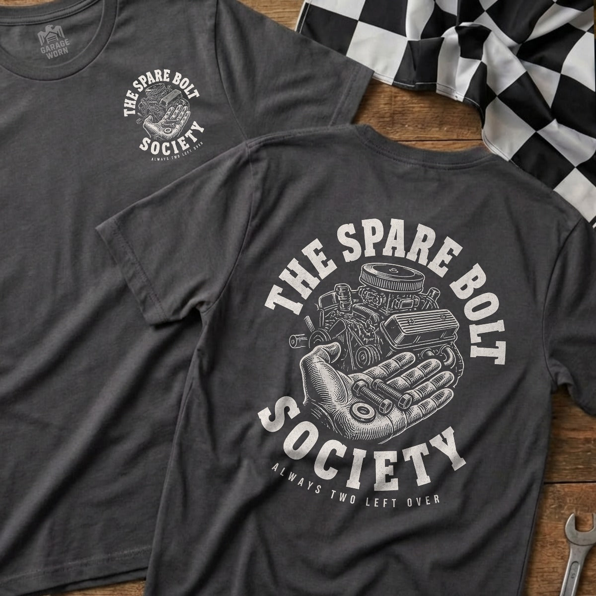 Charcoal | Front & Back