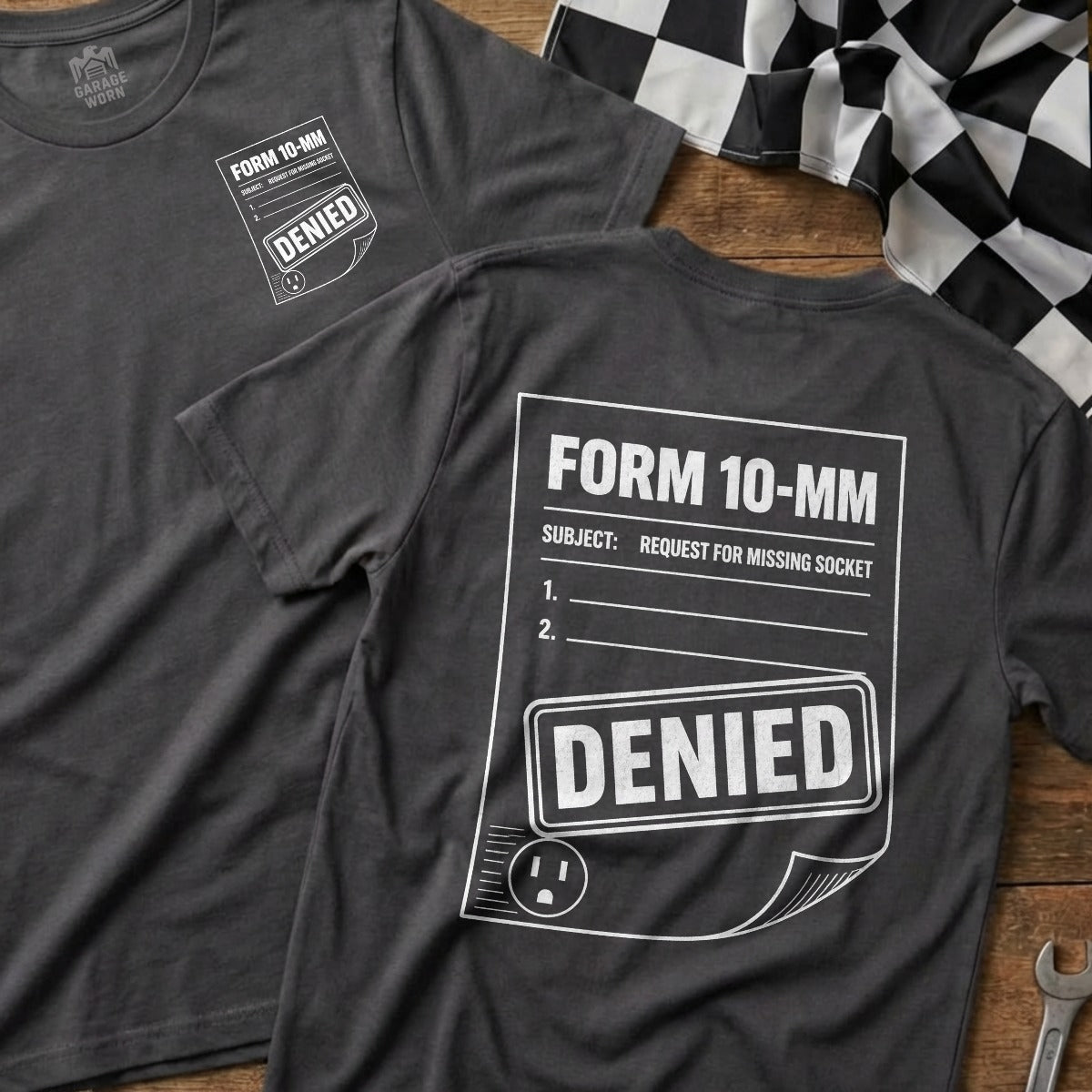Charcoal | Front & Back