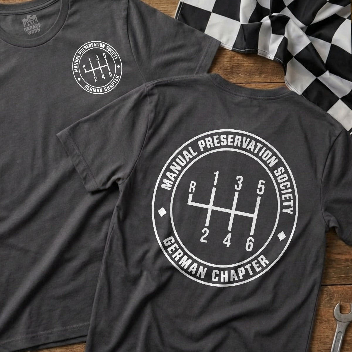 Charcoal | Front & Back