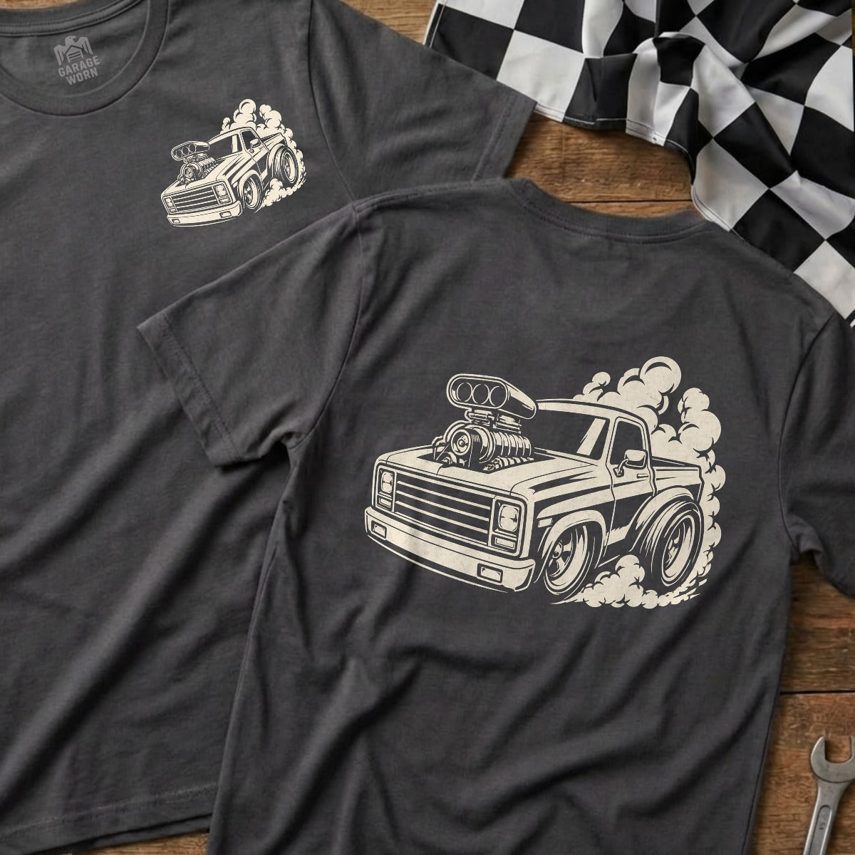 Charcoal | Front & Back