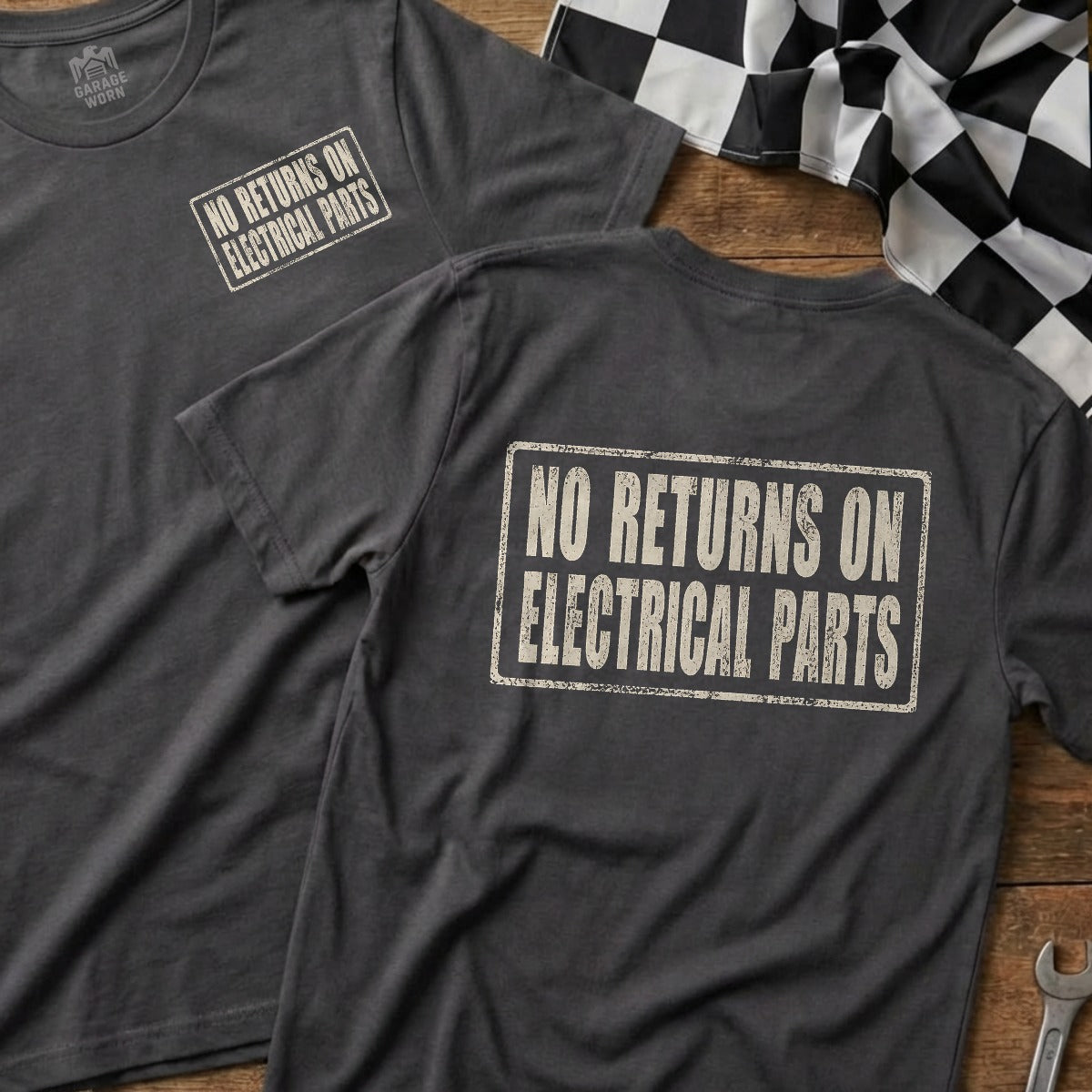 Charcoal | Front & Back