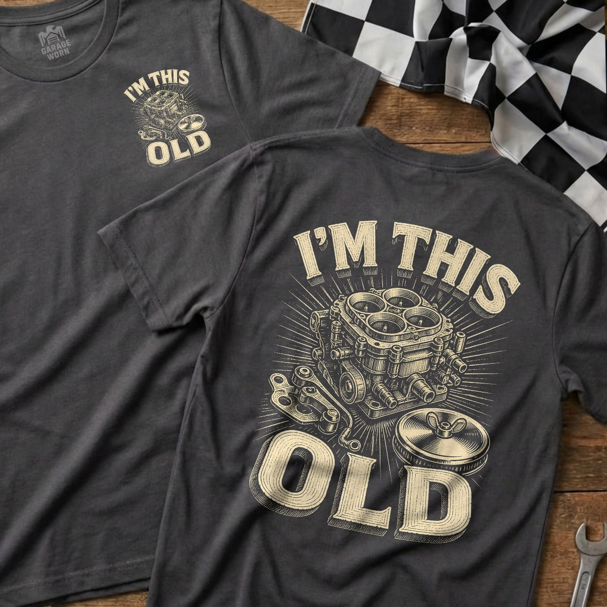 Charcoal | Front & Back