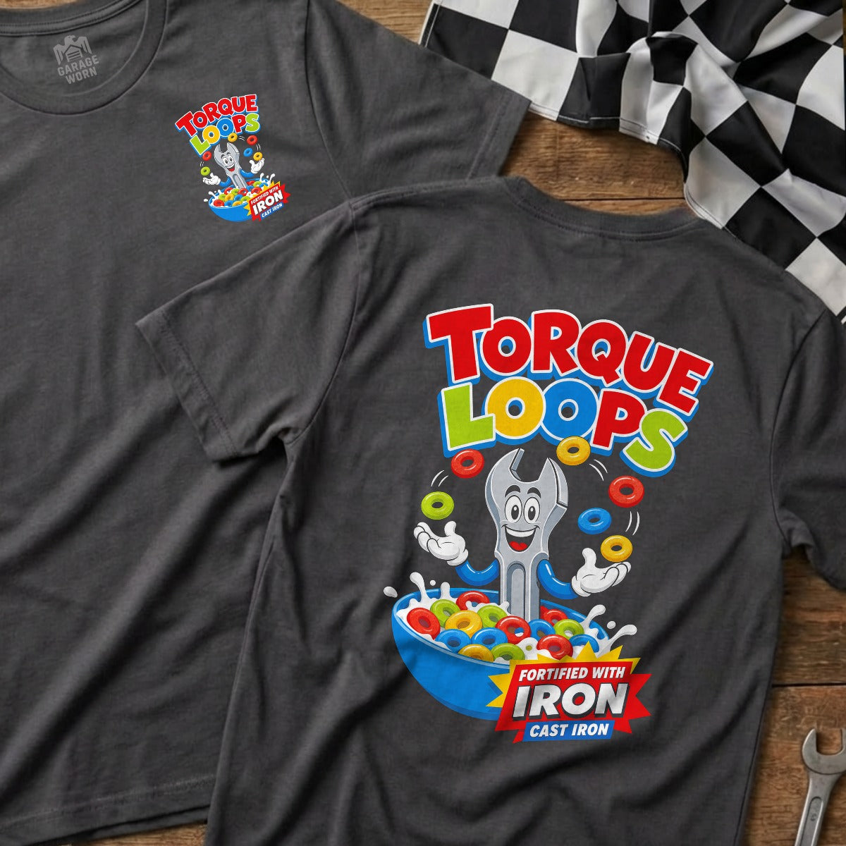 Charcoal | Front & Back