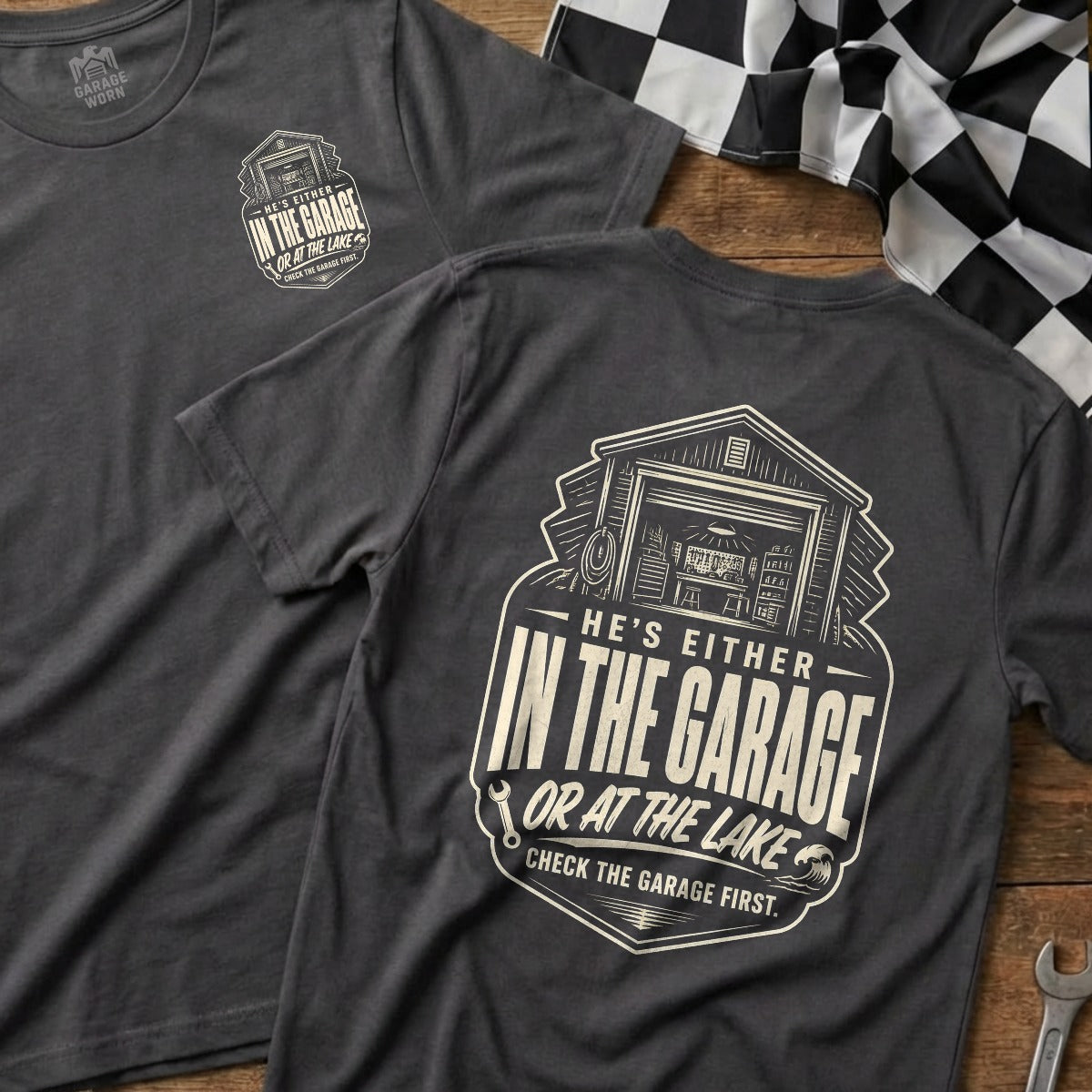 Charcoal | Front & Back