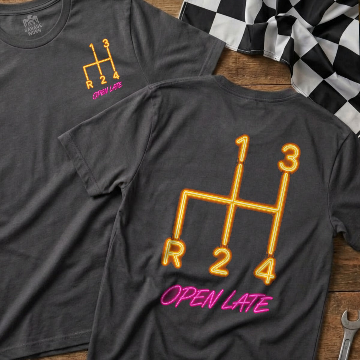 Charcoal | Front & Back
