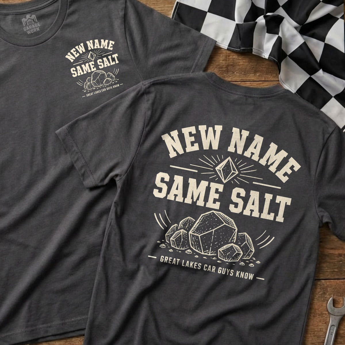 Charcoal | Front & Back