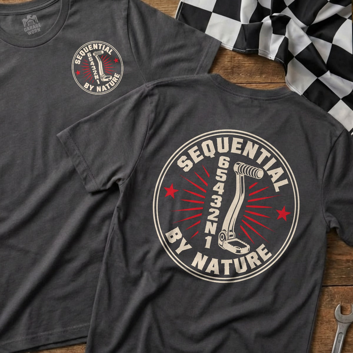 Charcoal | Front & Back
