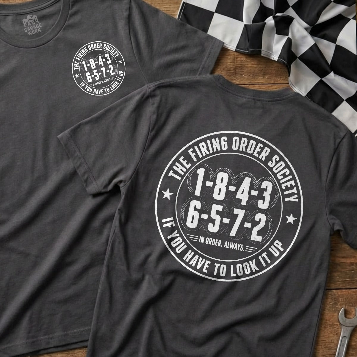 Charcoal | Front & Back