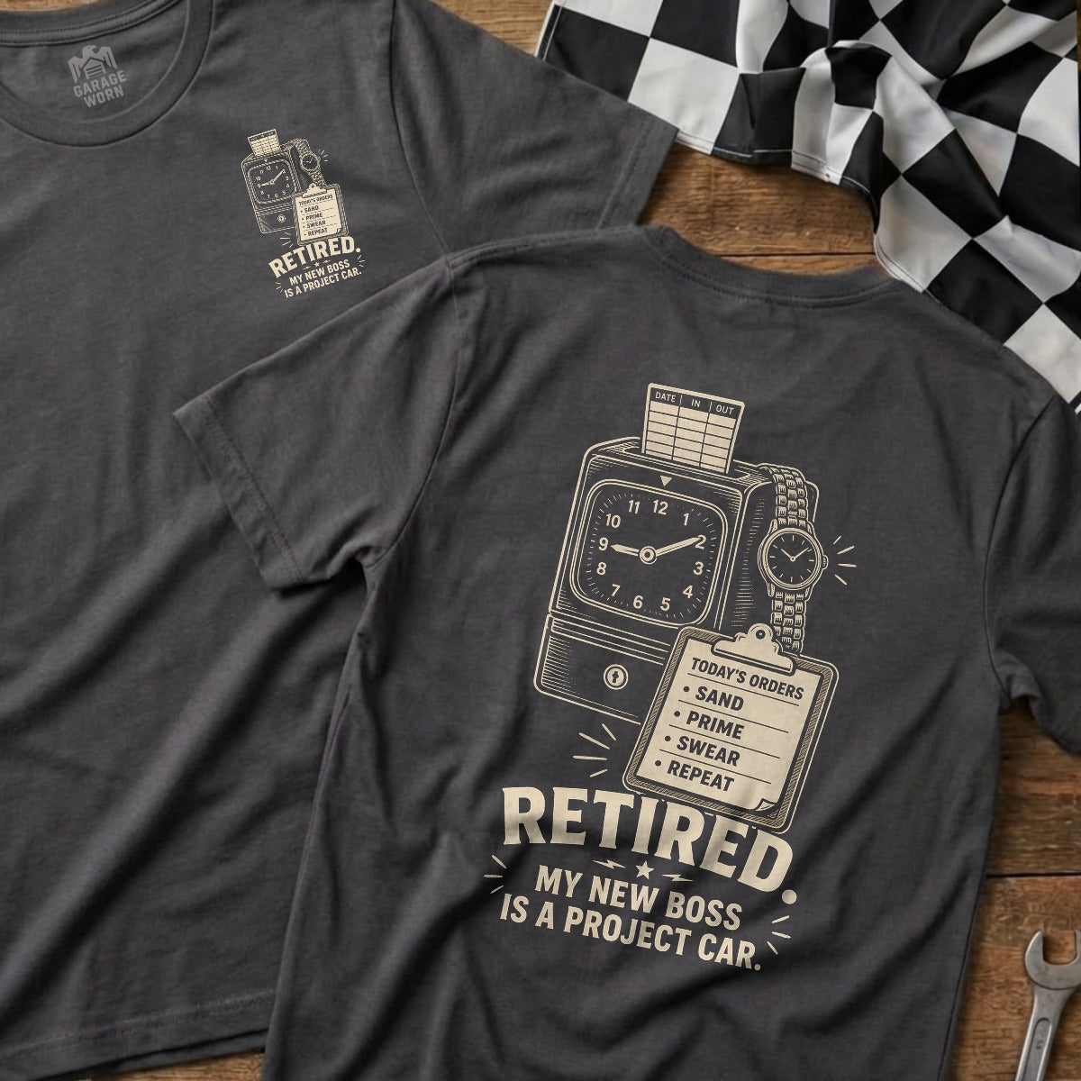 Charcoal | Front & Back