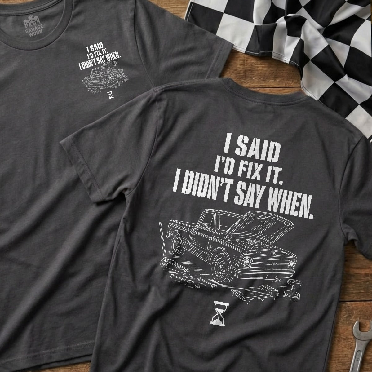 Charcoal | Front & Back