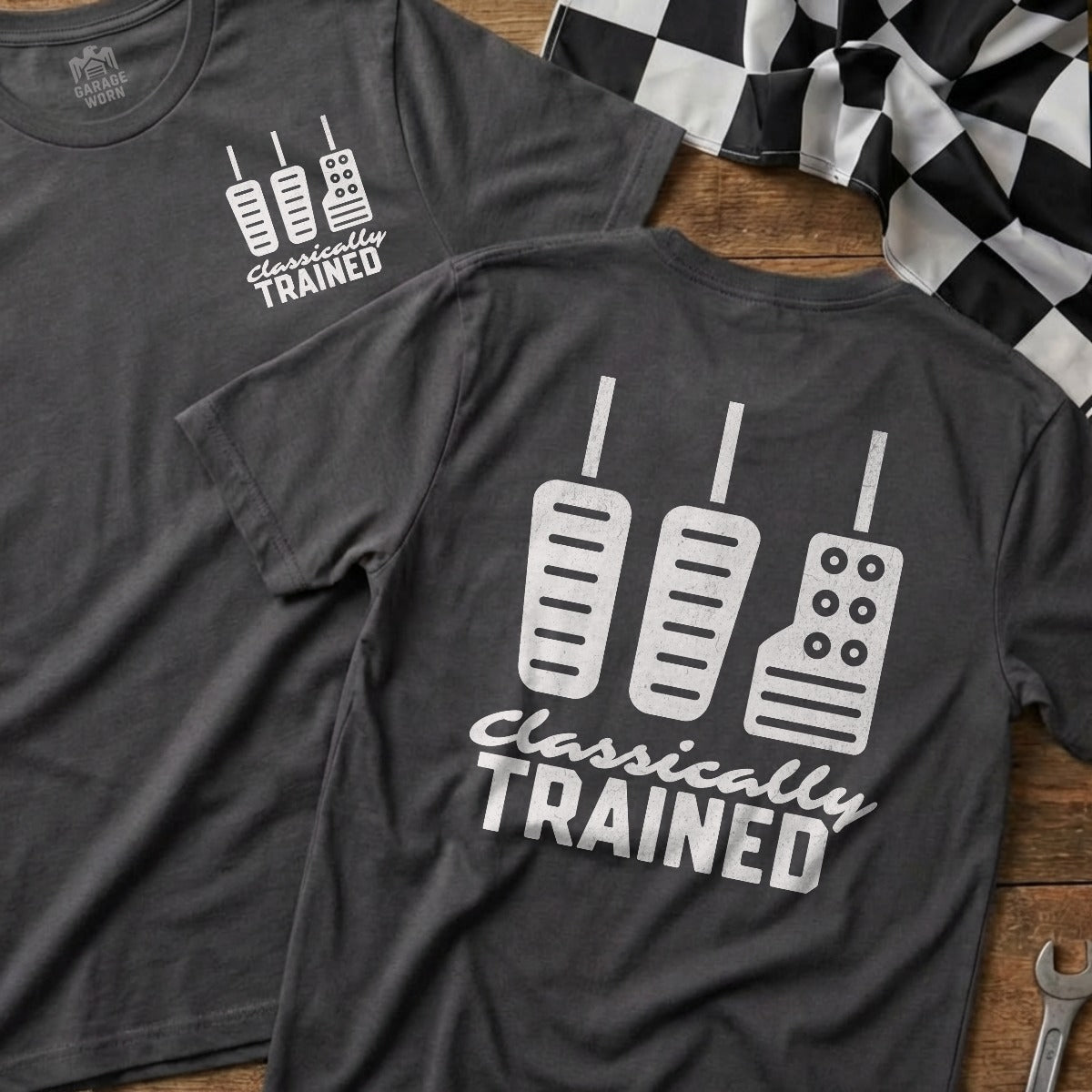Charcoal | Left Chest + Back