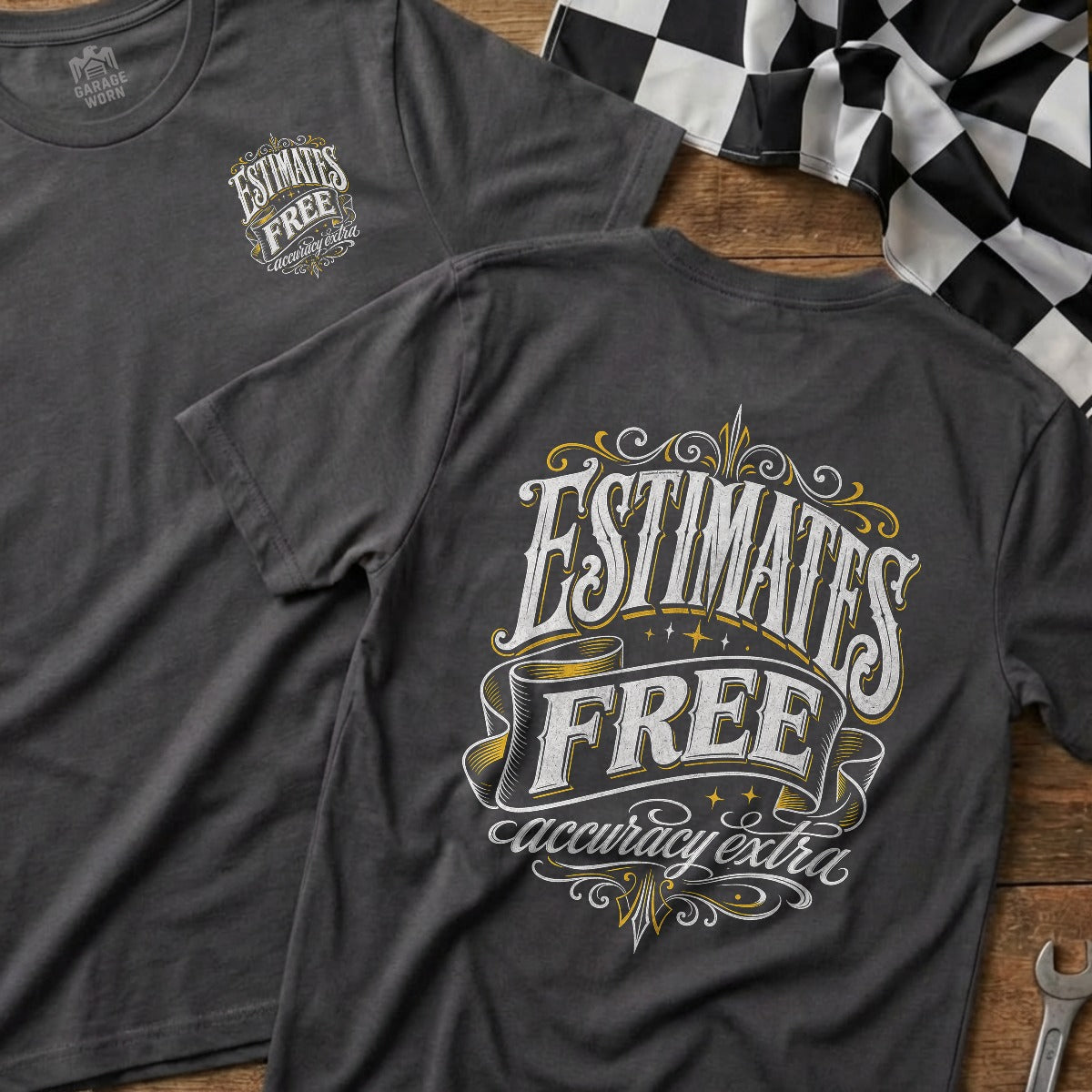 Charcoal | Front & Back