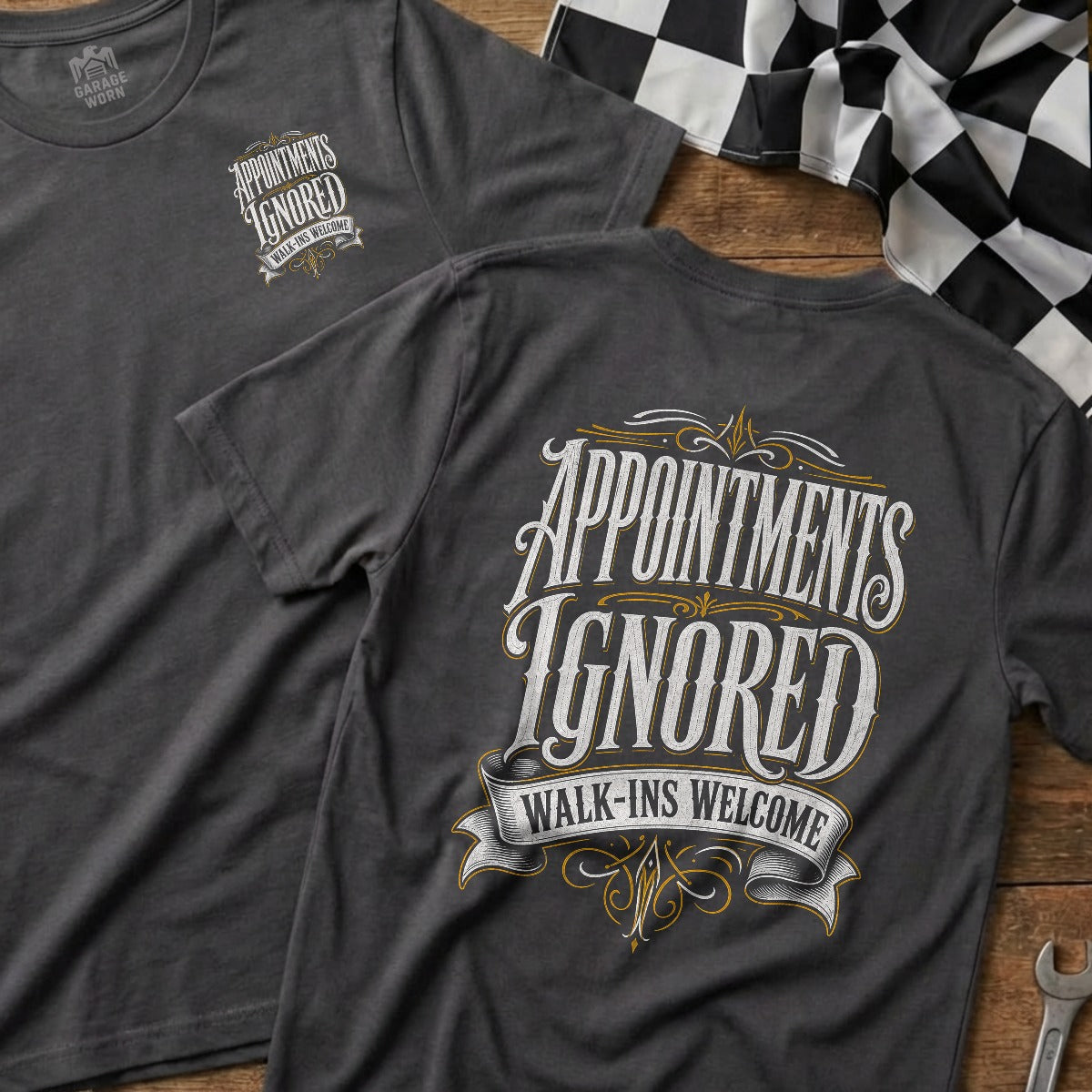 Charcoal | Front & Back