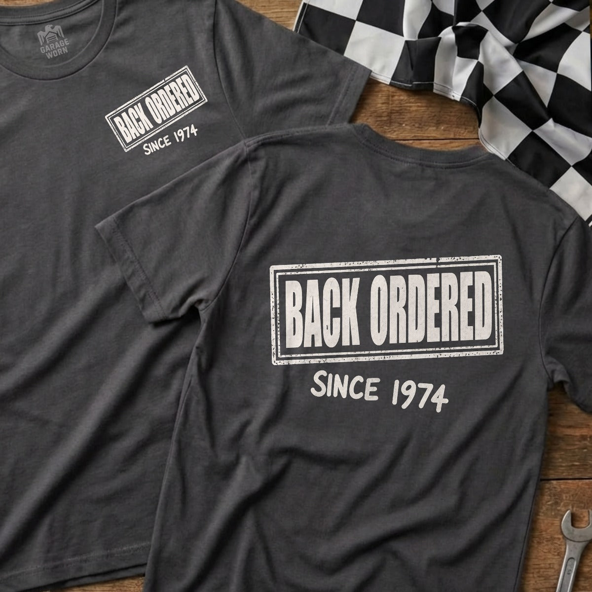 Charcoal | Front & Back