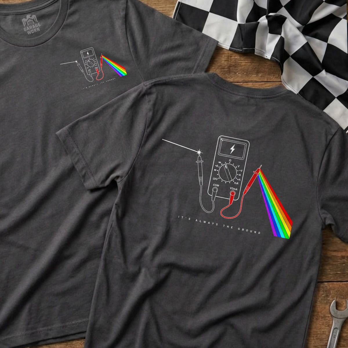 Charcoal | Front & Back