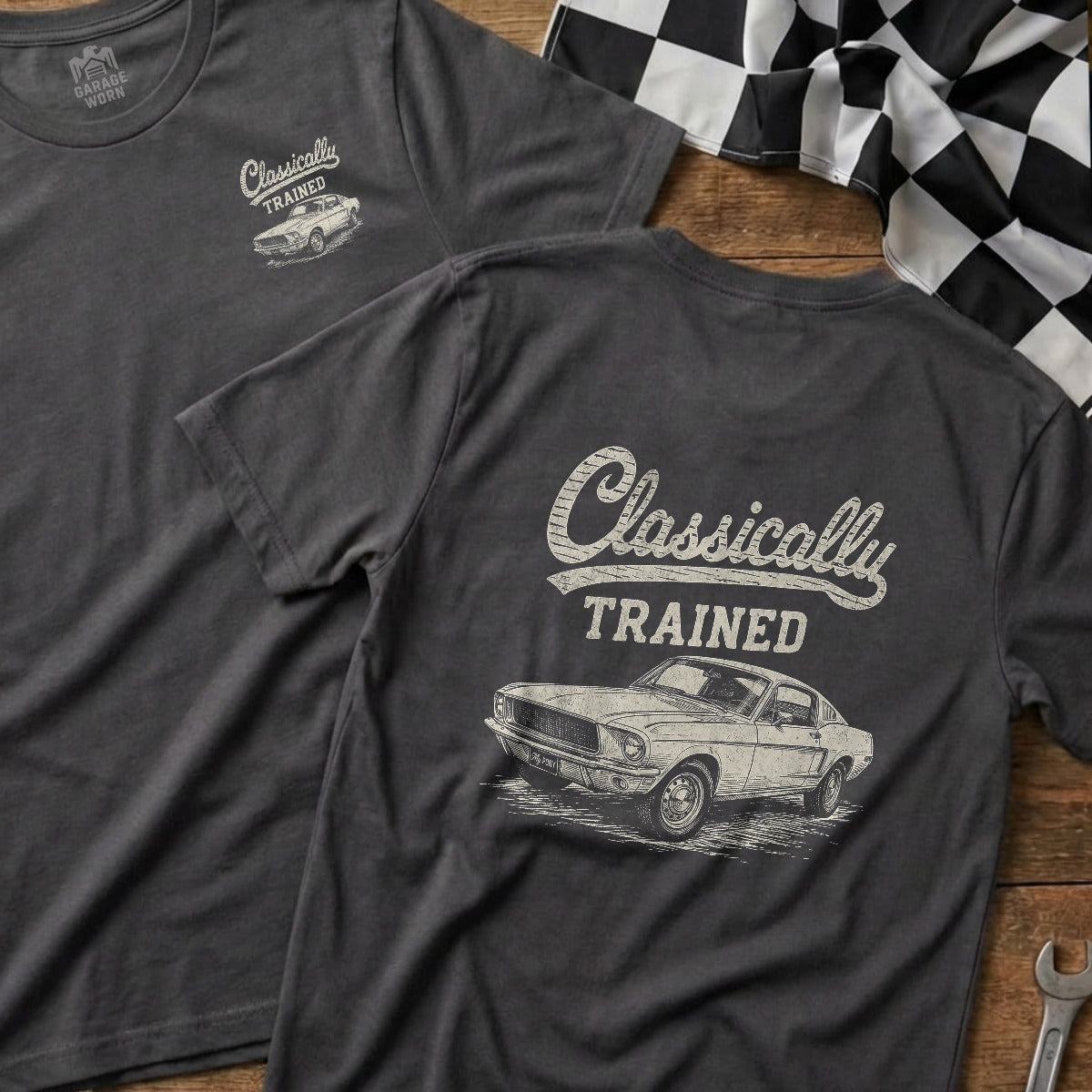 Charcoal | Front & Back