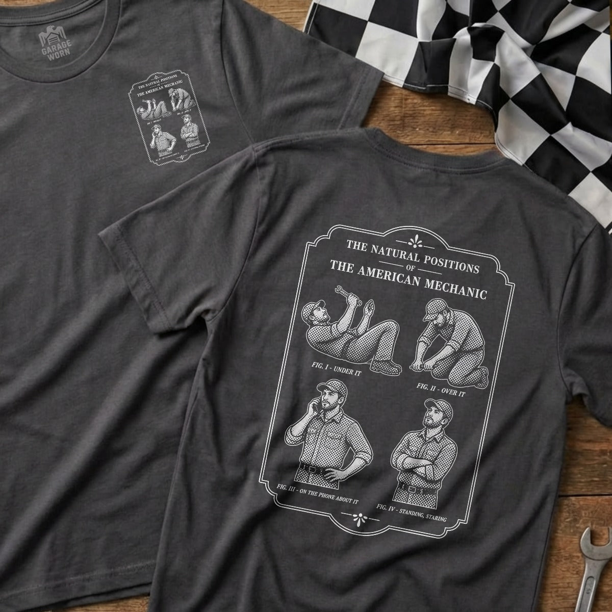 Charcoal | Front & Back