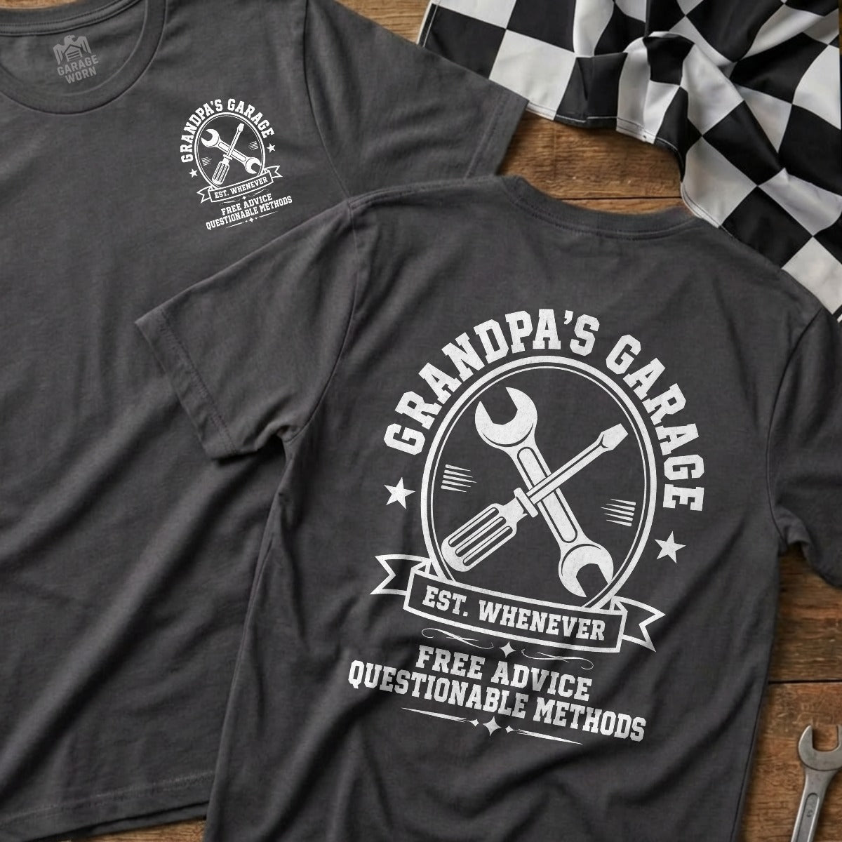 Charcoal | Front & Back