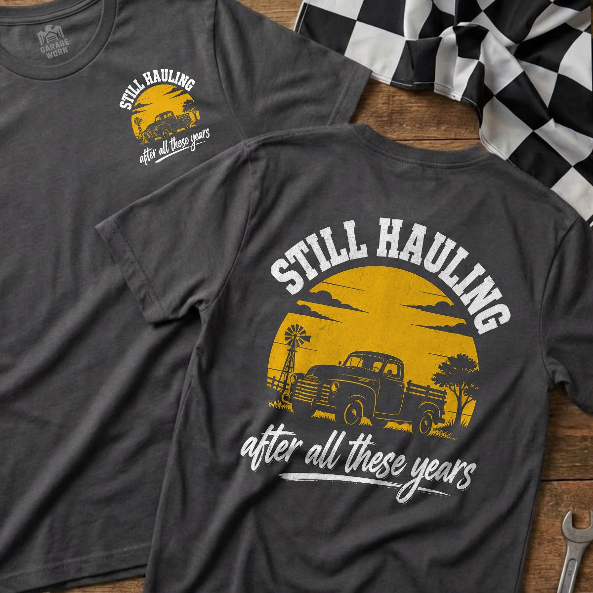 Charcoal | Front & Back