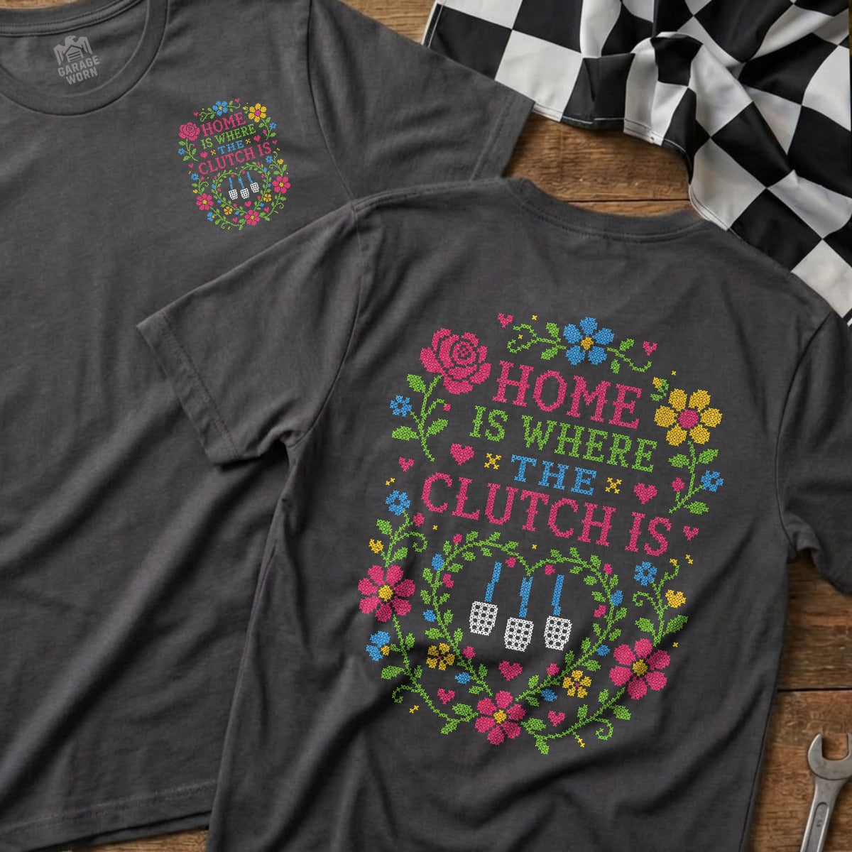 Charcoal | Front & Back