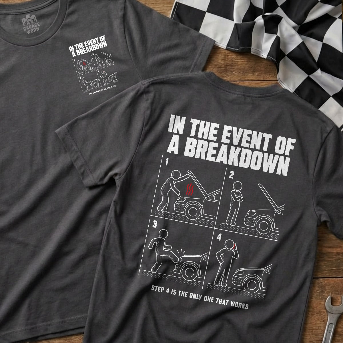 Charcoal | Front & Back