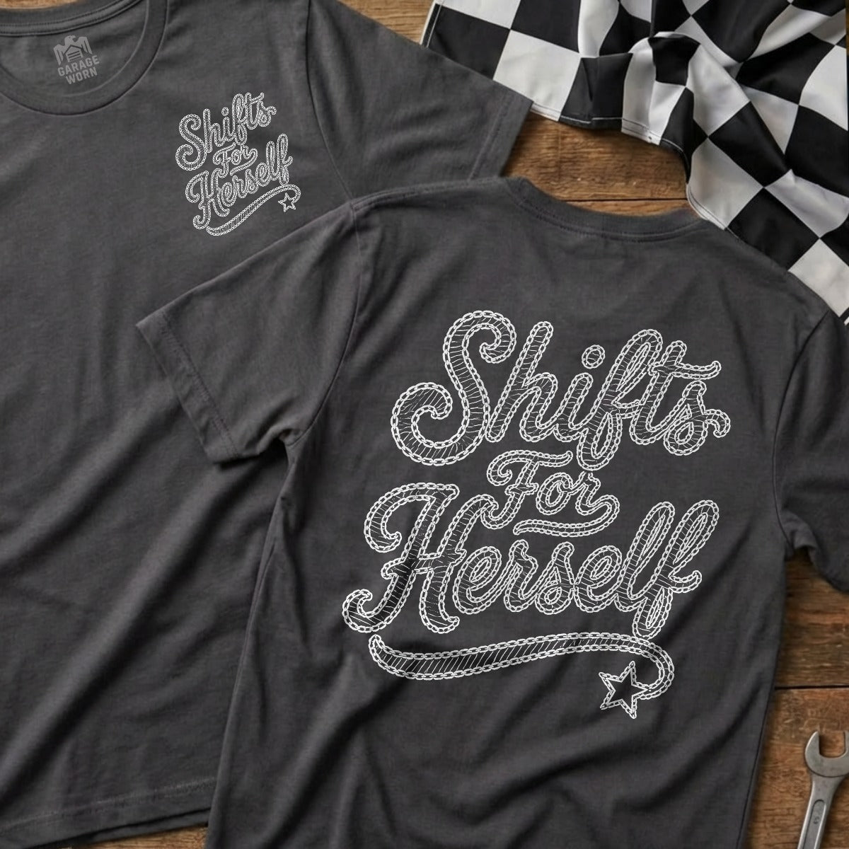 Charcoal | Front & Back