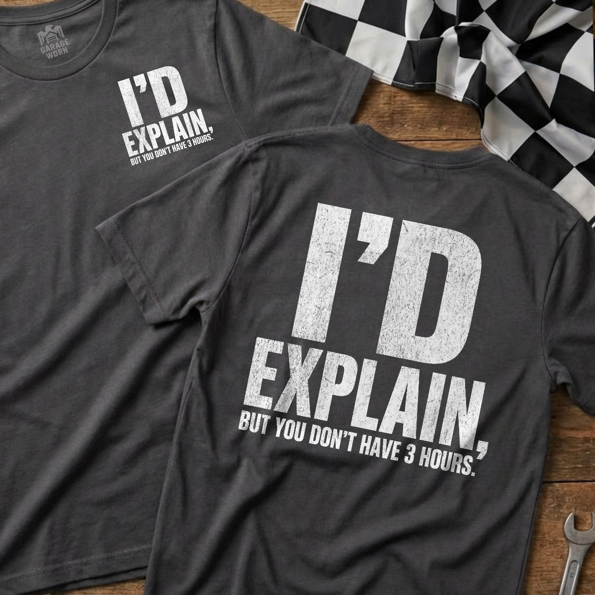 Charcoal | Front & Back