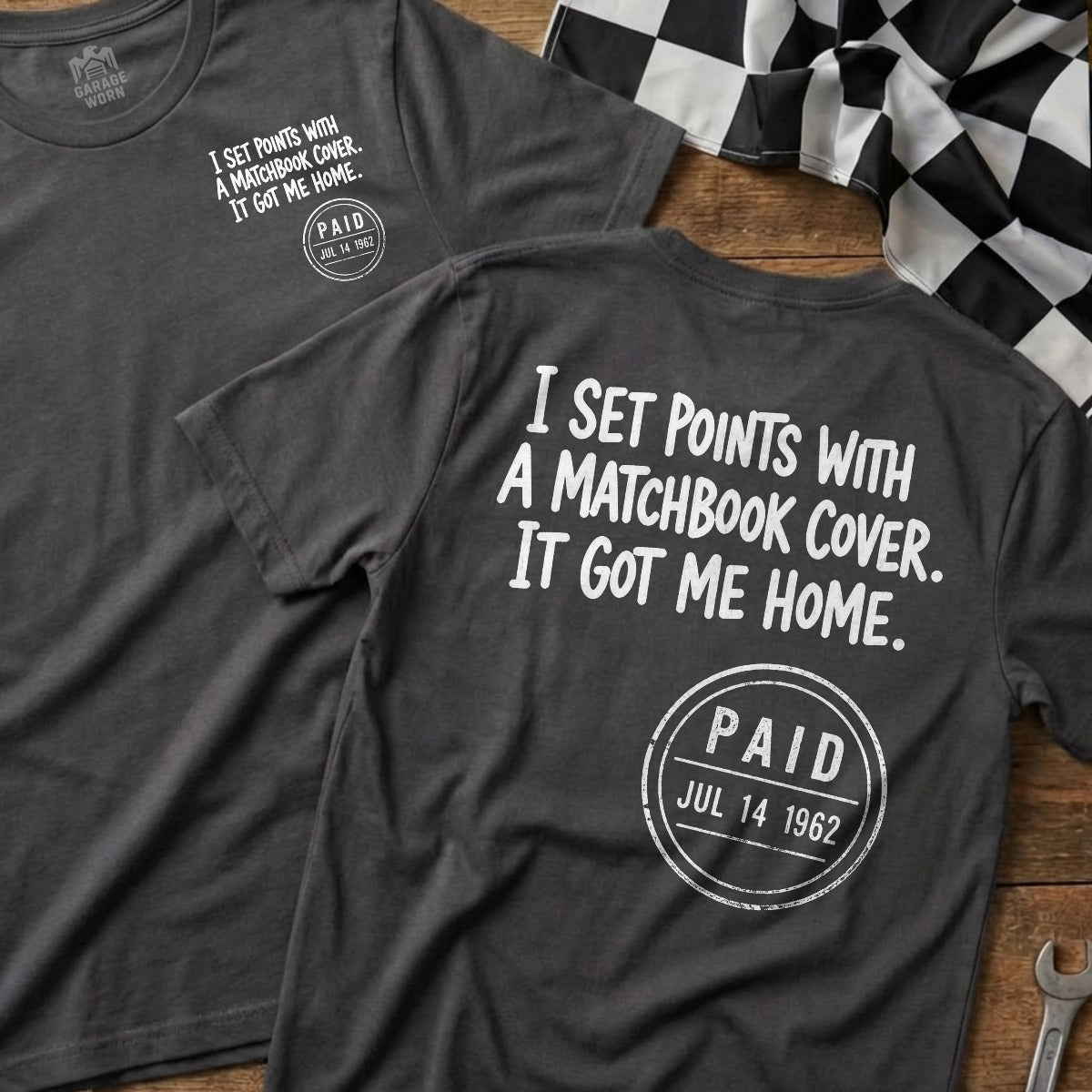 Charcoal | Front & Back