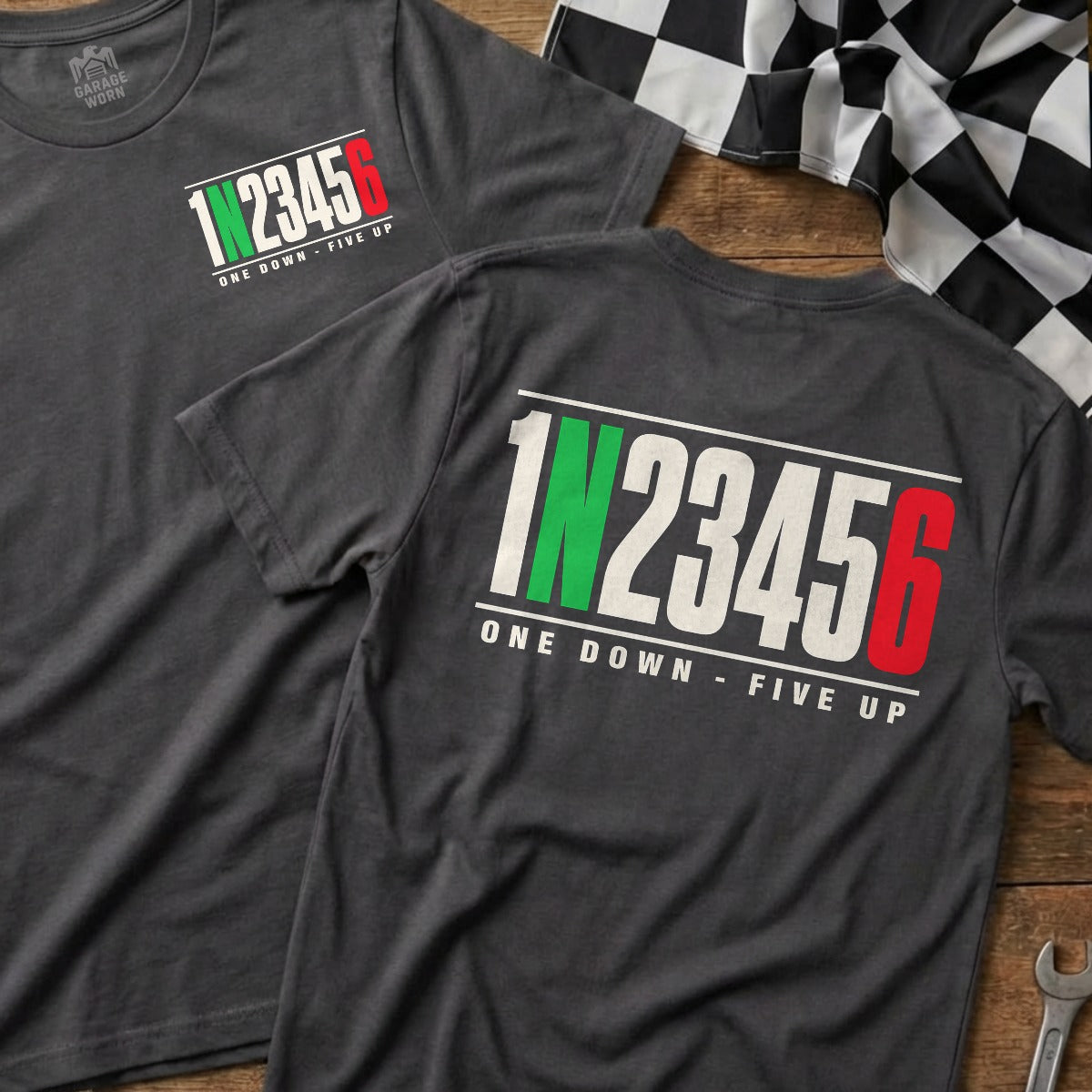 Charcoal | Front & Back