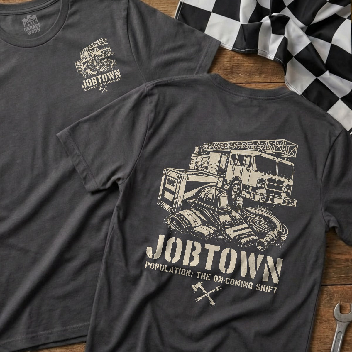 Charcoal | Front & Back
