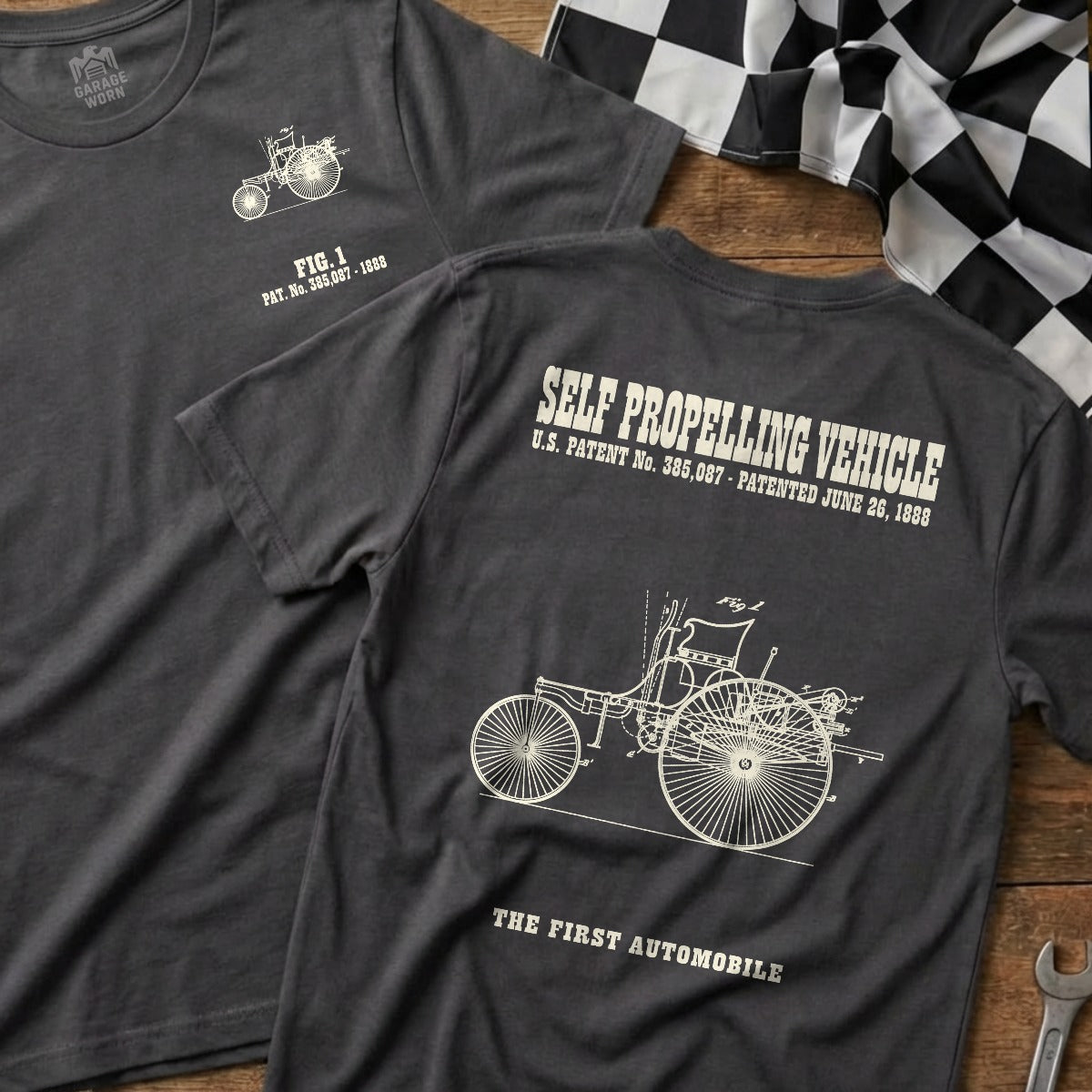 Charcoal | Front & Back