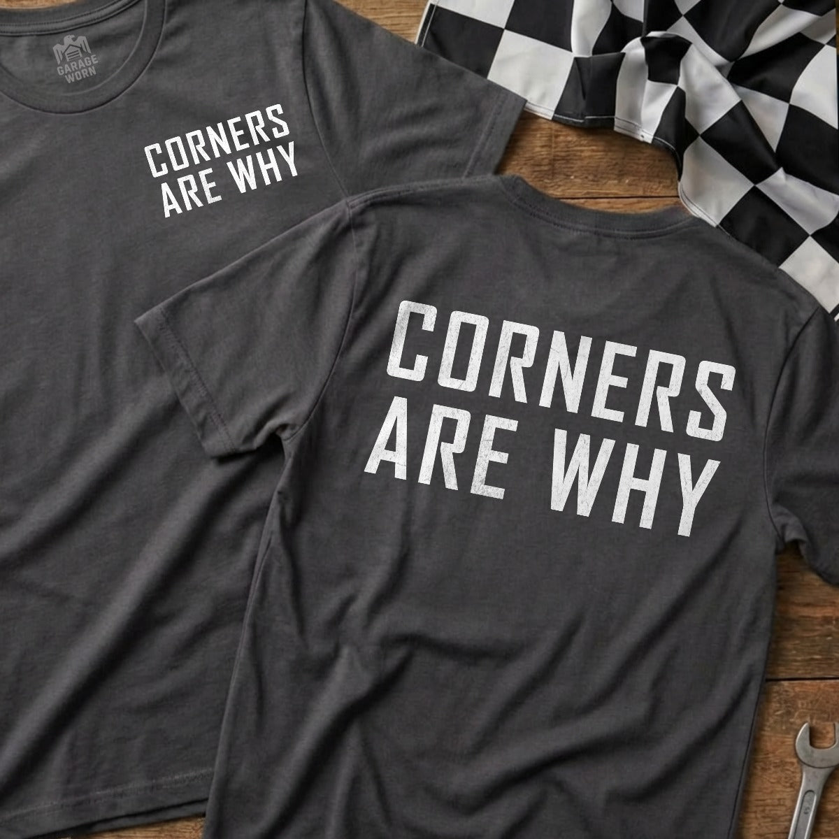 Charcoal | Front & Back