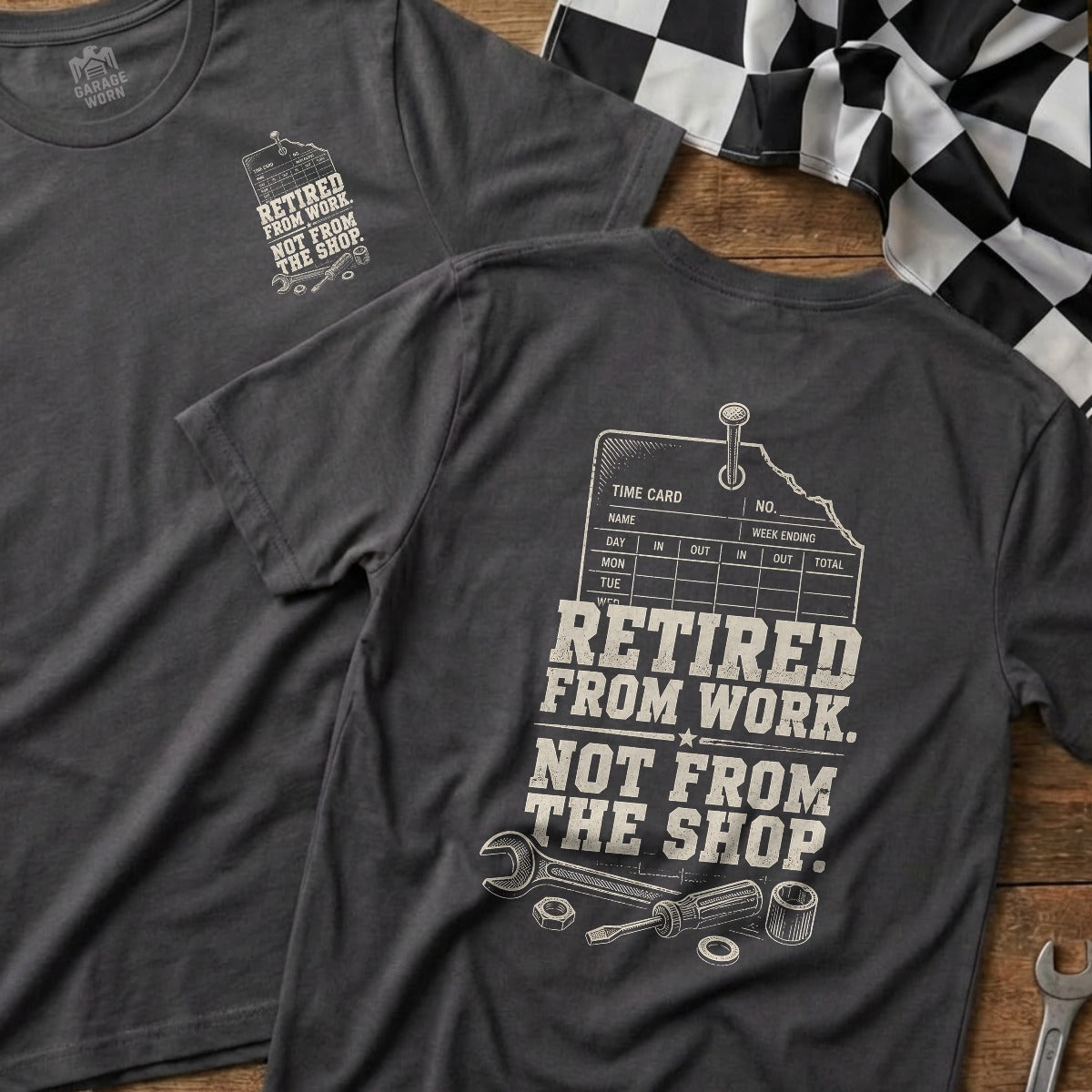 Charcoal | Front & Back