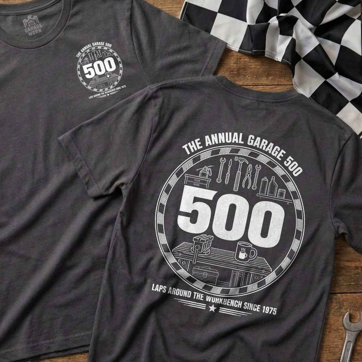 Charcoal | Front & Back