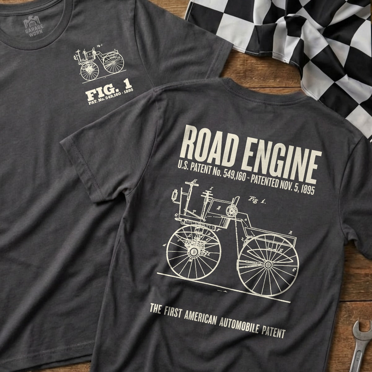 Charcoal | Front & Back