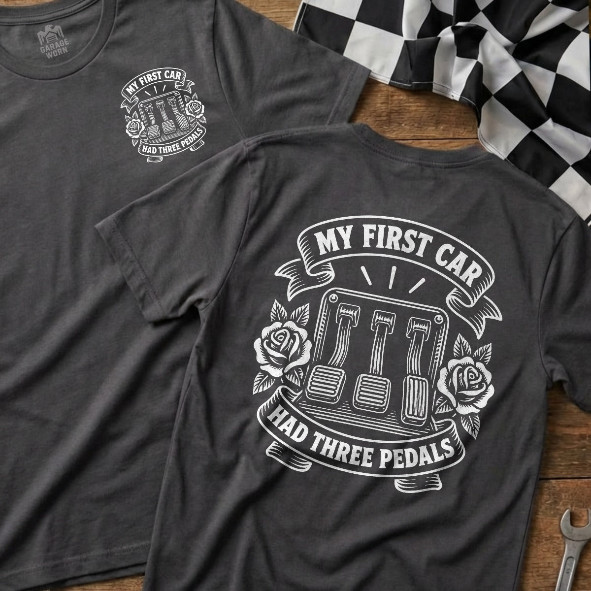 Charcoal | Front & Back