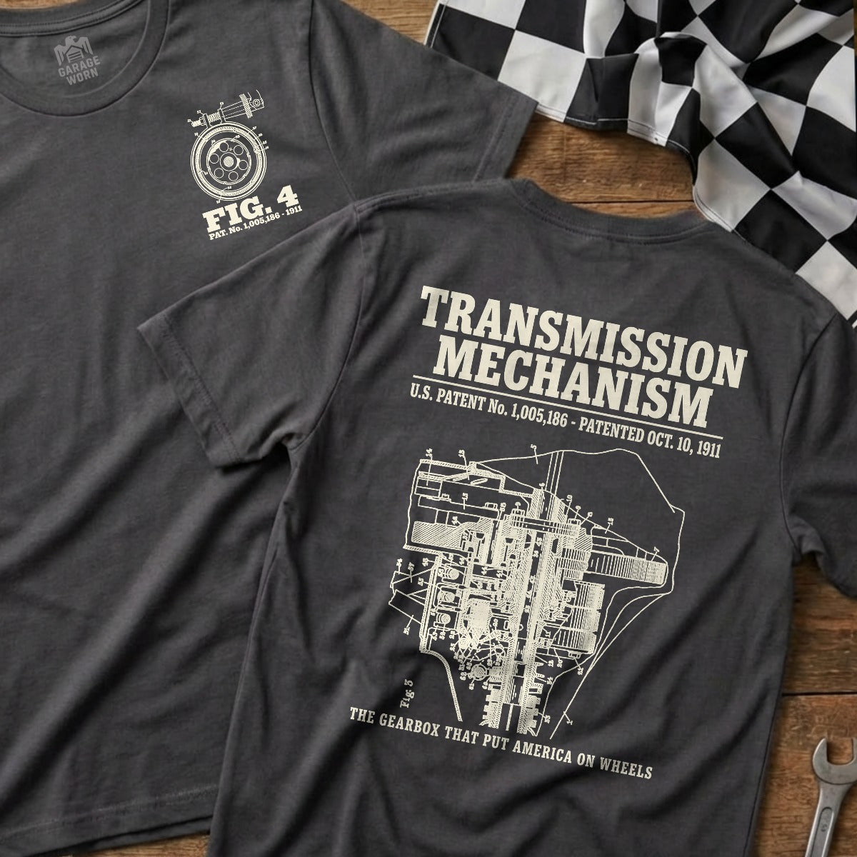 Charcoal | Front & Back