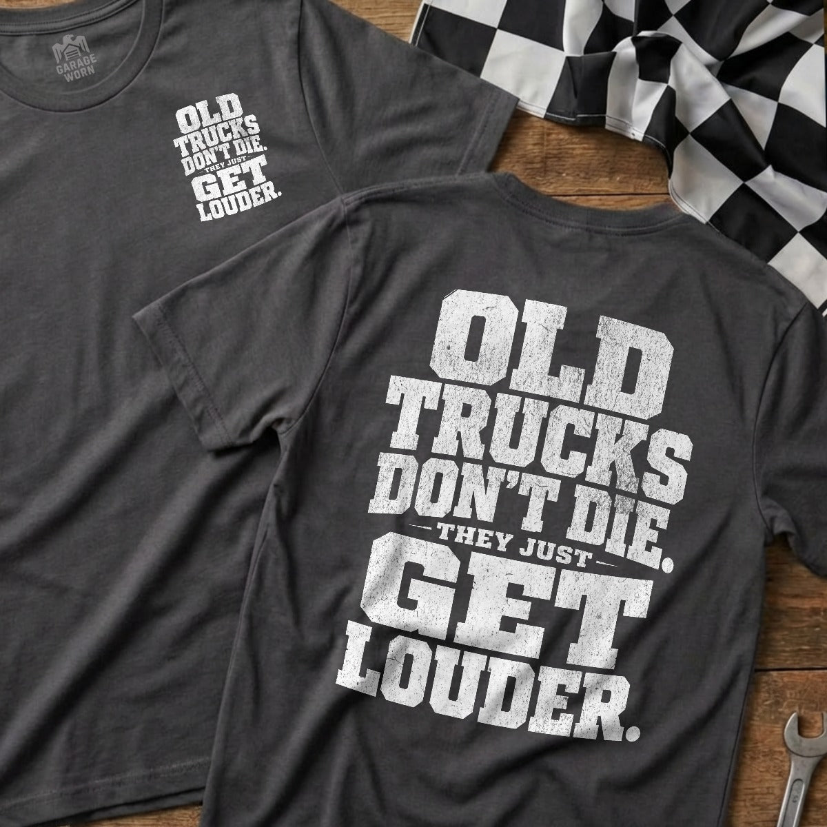 Charcoal | Front & Back