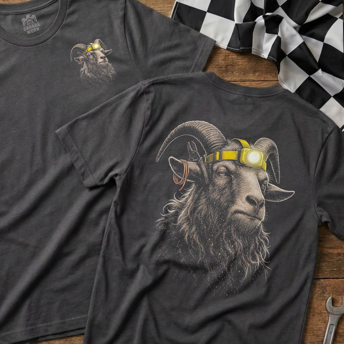 Charcoal | Front & Back